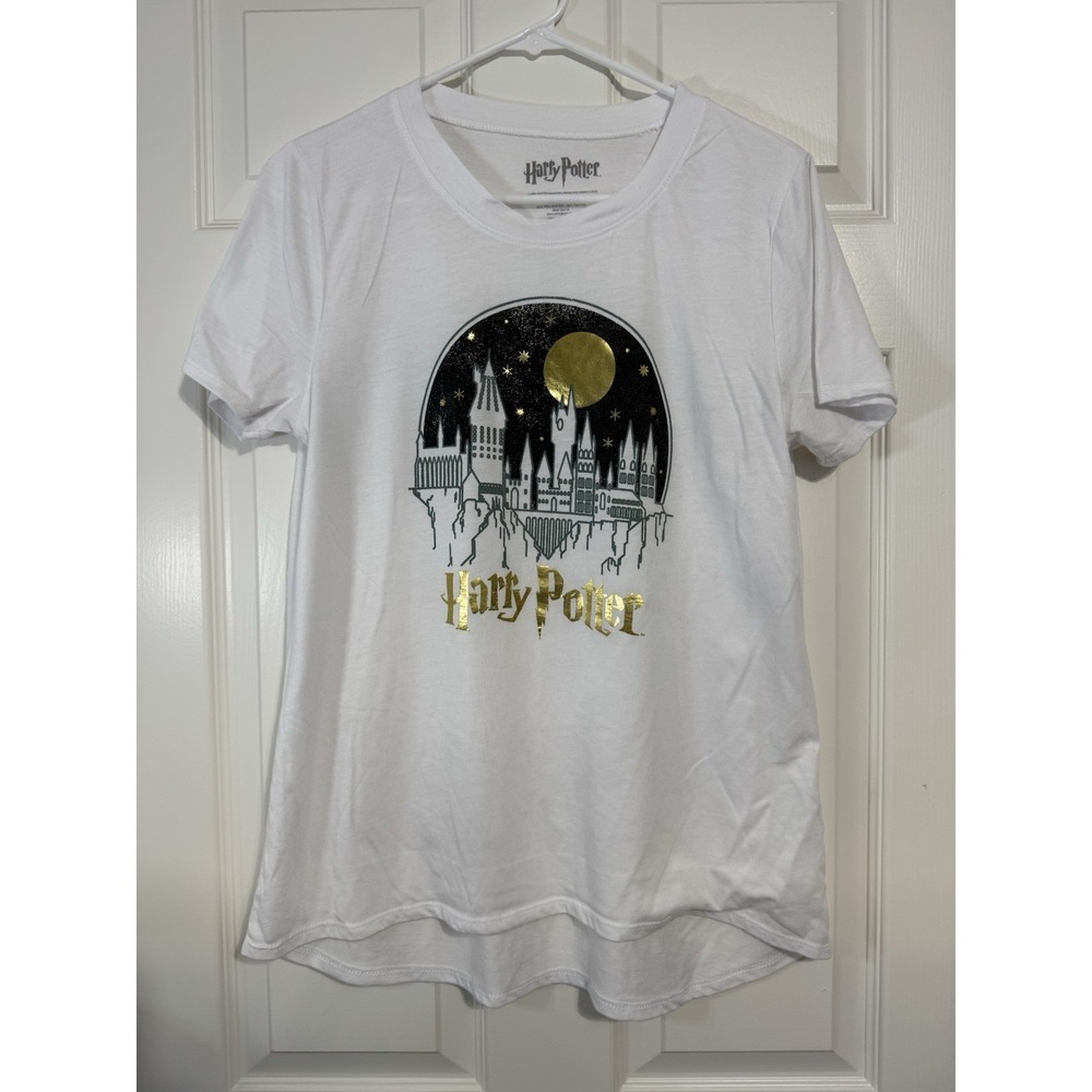 Harry Potter Shirt White Womans Size XL Short Sleeve